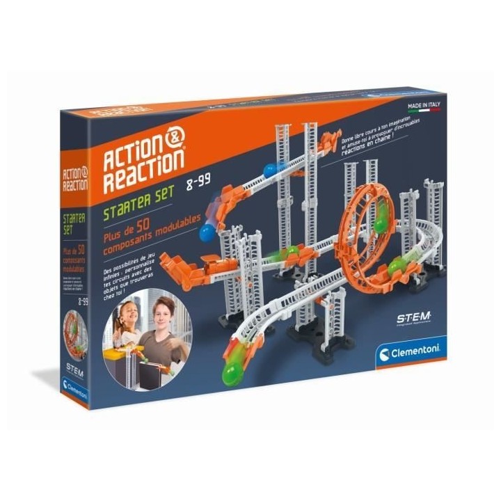 Clementoni - Action & Réaction - Coffret Starter set - Circuit bille