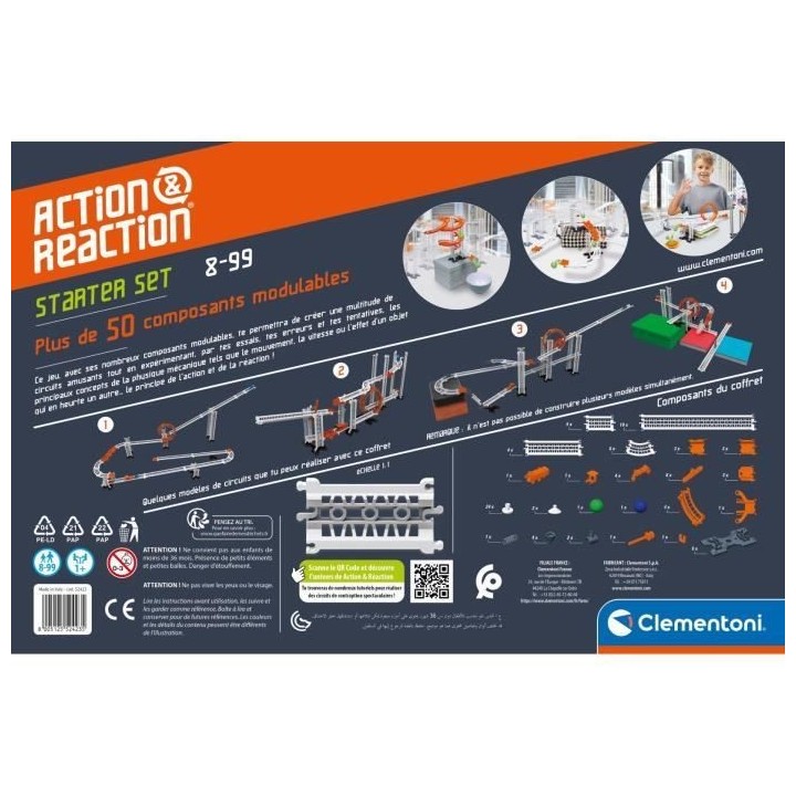 Clementoni - Action & Réaction - Coffret Starter set - Circuit bille