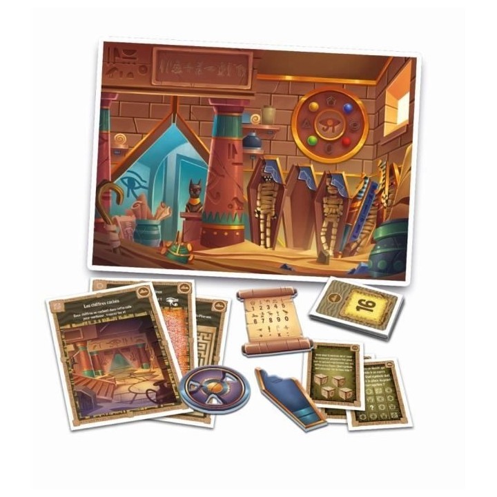 Clementoni - Escape Game - 3 pieces : Pharaon, Espace, Château - 1 a