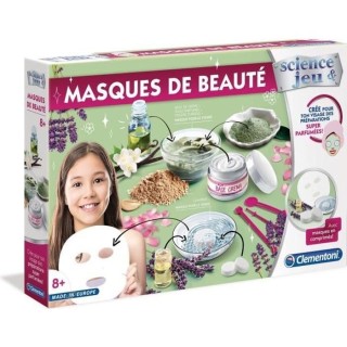 Coffret scientifique pour créer des masques de beauté naturels et do