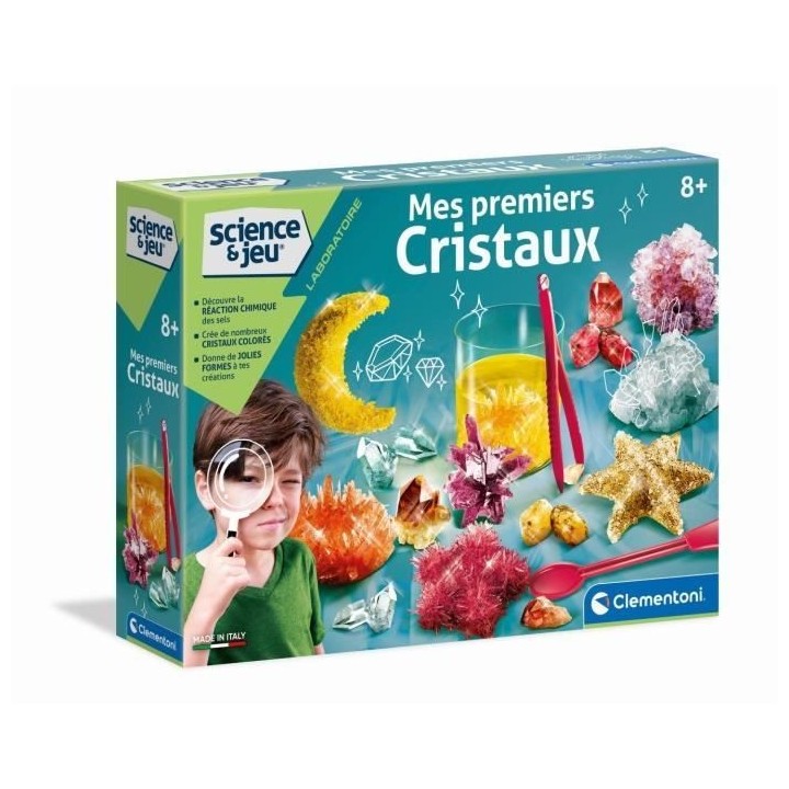Clementoni - Science & Jeu - Mes premiers cristaux