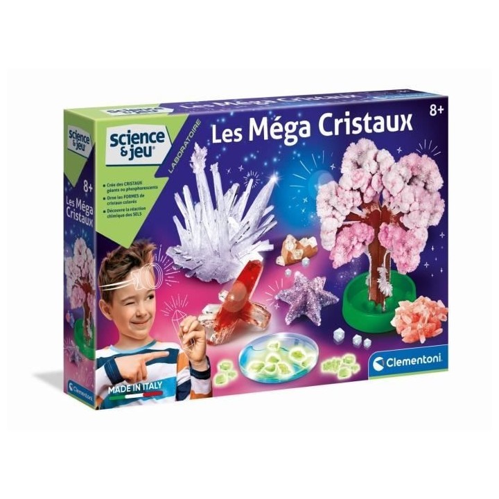 Clementoni - Science & Jeu - Les méga cristaux - Création de cristau