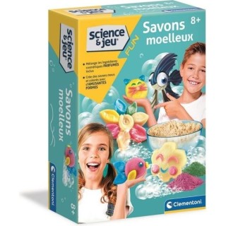 Jeu de science Clementoni - Savons moelleux pour enfants de 8 ans - Ja