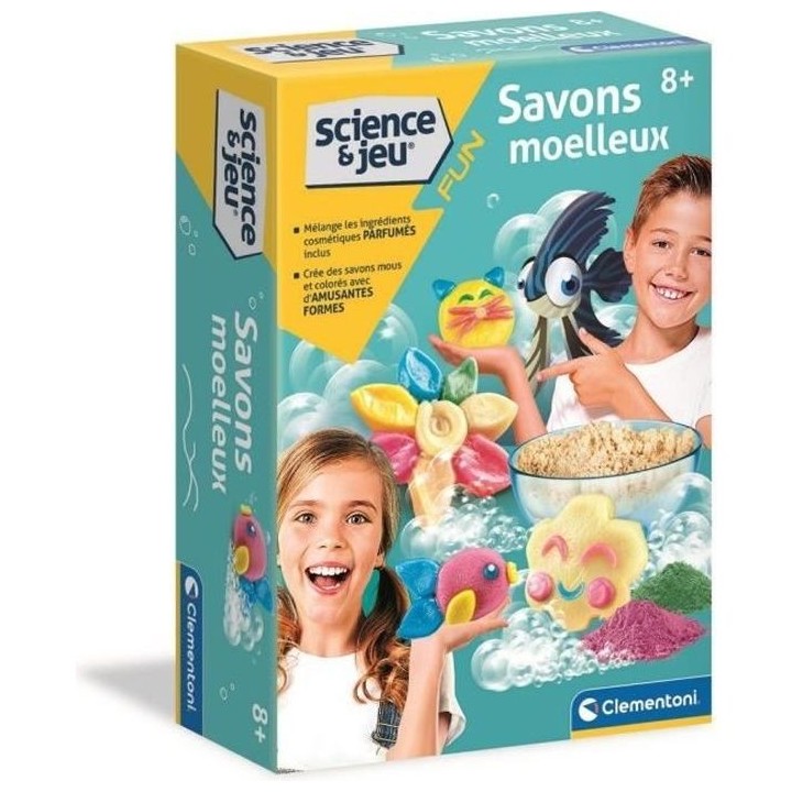 Jeu de science Clementoni - Savons moelleux pour enfants de 8 ans - Ja