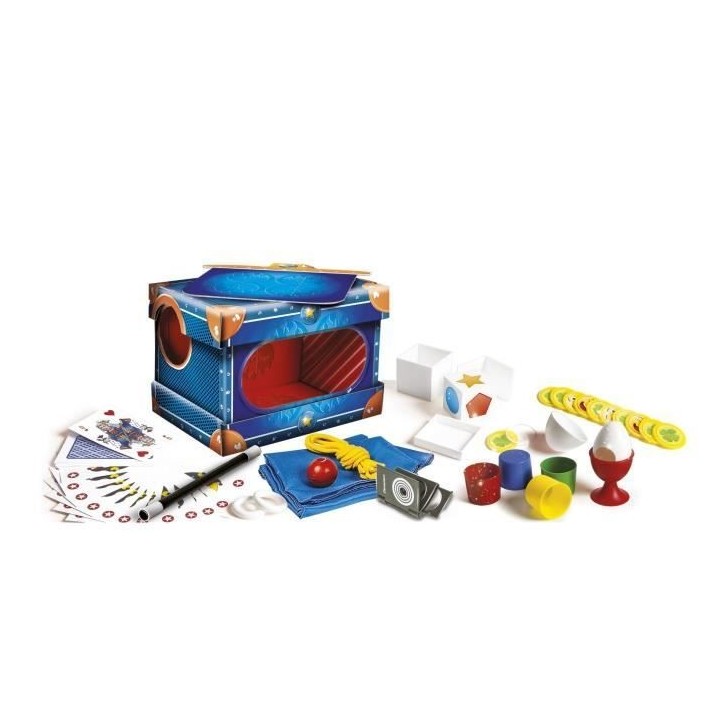 Coffret de magie - Clementoni - Le caisson magique - 80 tours - Dispar
