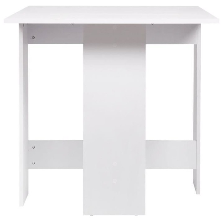 Table a manger pliable VARDA - En panneaux de particules avec décor p