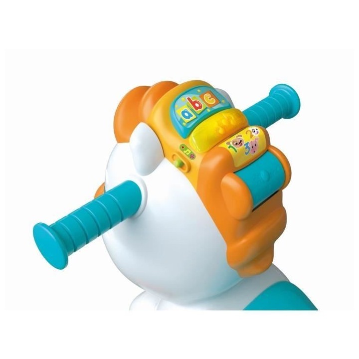 Clementoni - Cheval a bascule et a roues -Crinere avec boutons d'inter