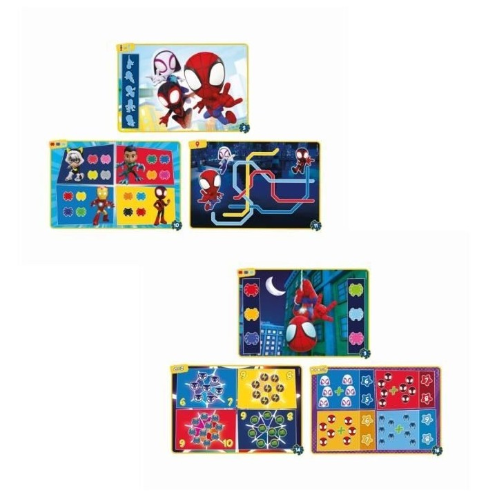 Clementoni - Pupitre Spidey - Jeu éducatif - Découvre les formes, le