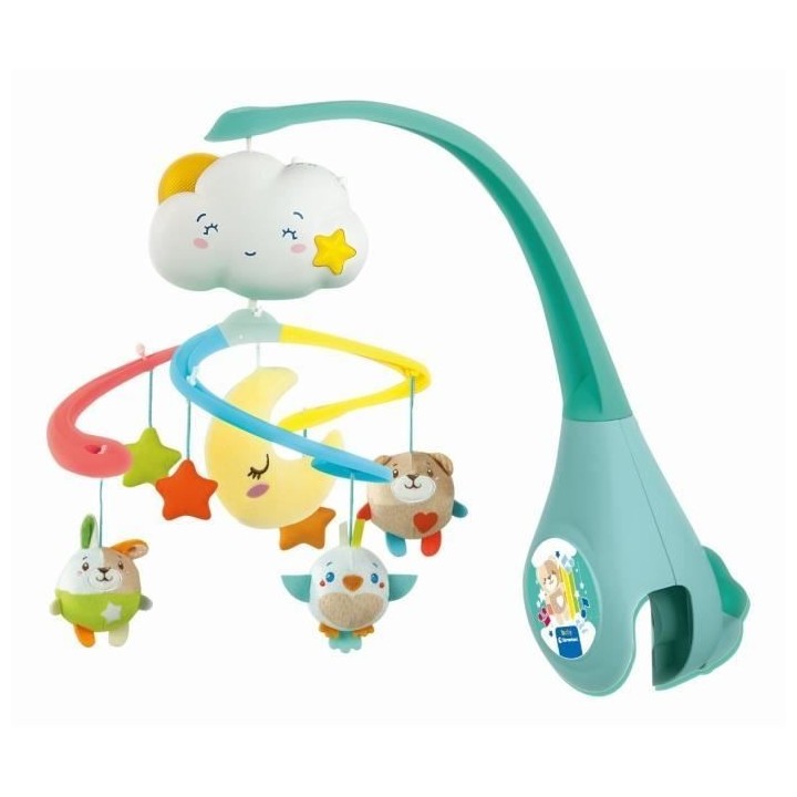 Mobile - CLEMENTONI - Sweet Dream Cot - Musique, rotation et peluches