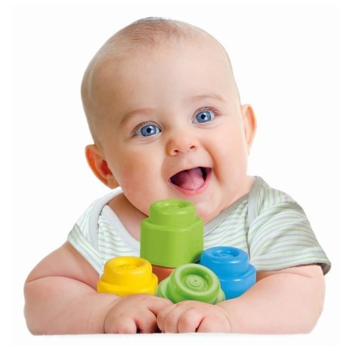 Clementoni - Clemmy Baby - Sac 20 cubes souples - Mixte - A partir de