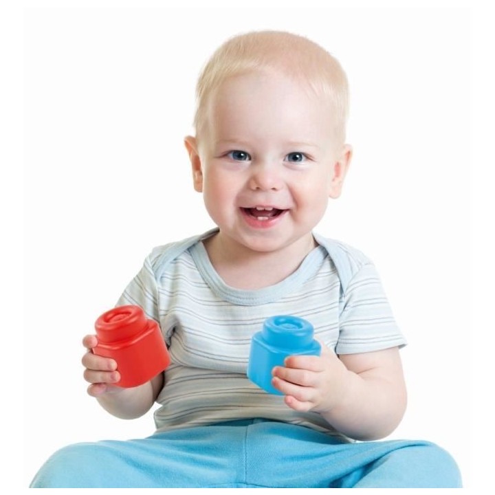 Clementoni - Clemmy Baby - Sac 20 cubes souples - Mixte - A partir de