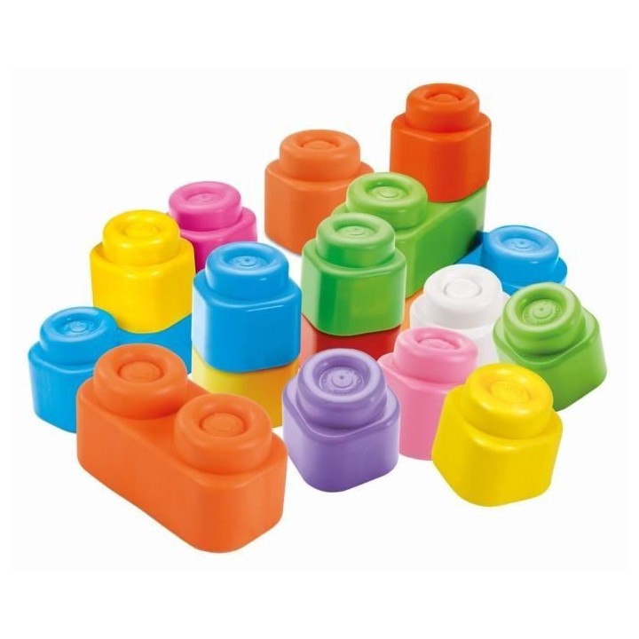 Clementoni - Clemmy Baby - Sac 40 cubes souples - Mixte - A partir de