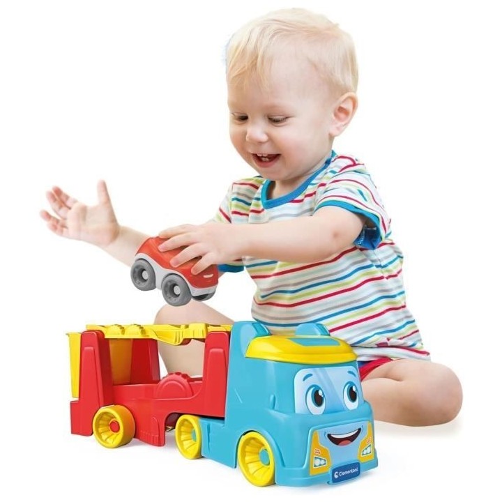 Jeu Clementoni - Le Camion des voitures culbutos - Plastique recyclés