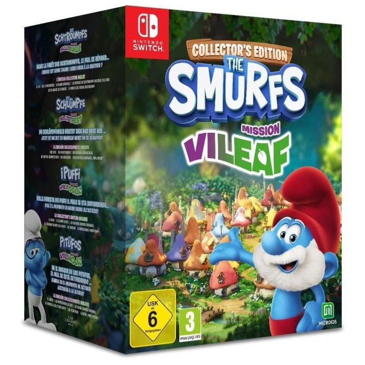 LES SCHTROUMPFS : Mission Malfeuille - Edition Collector Jeu Switch
