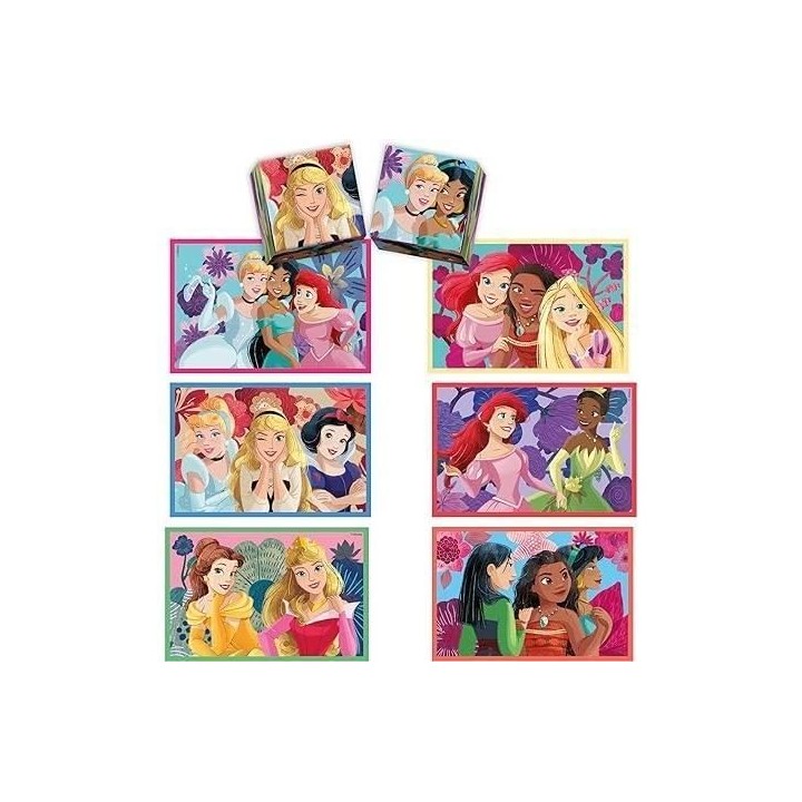 Clementoni - Edukit - Disney Princesses - Coffret apprentissage 4 en 1