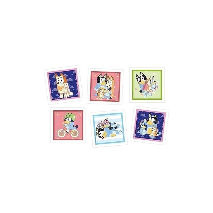 Clementoni - Edukit - Bluey - Coffret apprentissage 4 en 1 - 2 puzzles
