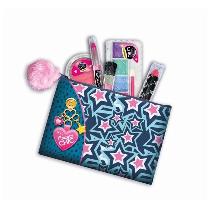 Trousse de Maquillage Lavable en Tissu pour Enfant - Clementoni Crazy