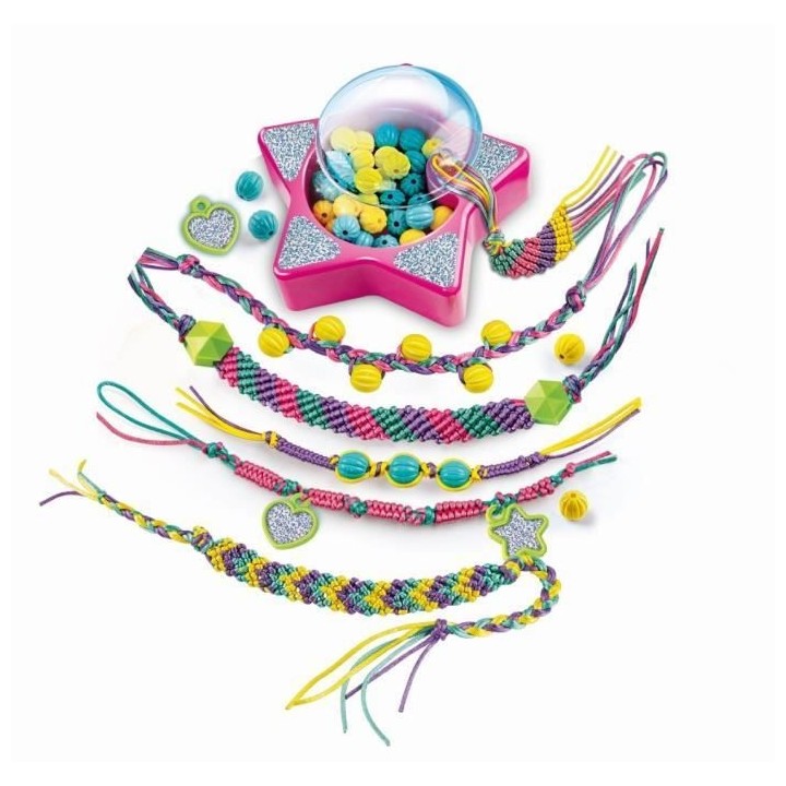 Clementoni Crazy Chic - Coffret création de bracelets de l'amitié -