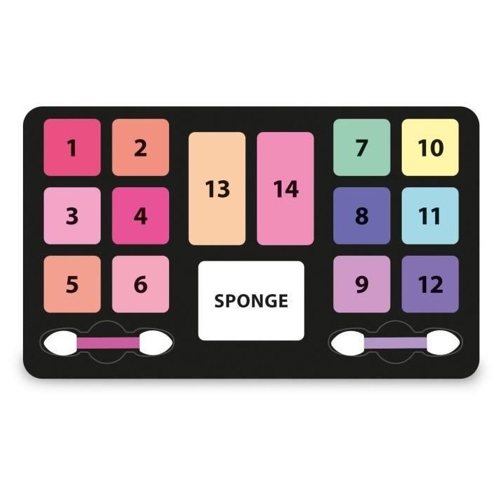 Clementoni - Palette de maquillage Crazy Chic - Be a dreamer -