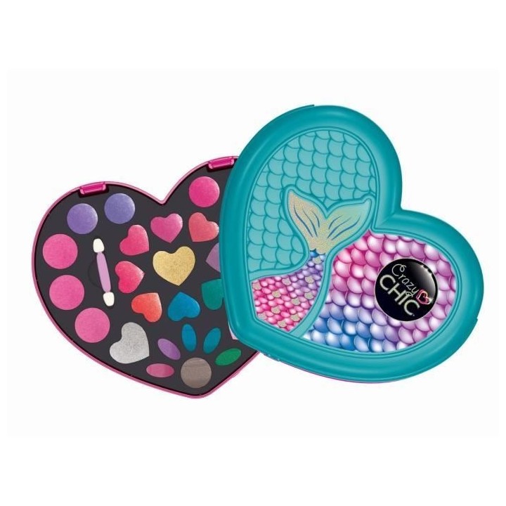 Clementoni - Crazy Chic - Maquillage Sirene - Fards a paupieres, brill