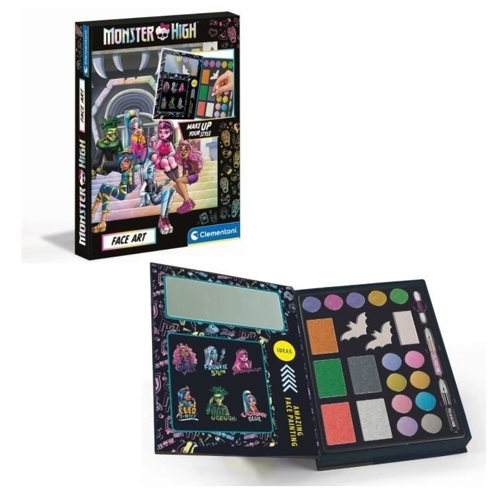 Monster High Coffret Maquillage - Clementoni - Palette contentant des
