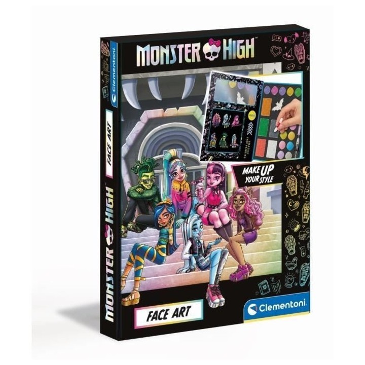 Monster High Coffret Maquillage - Clementoni - Palette contentant des