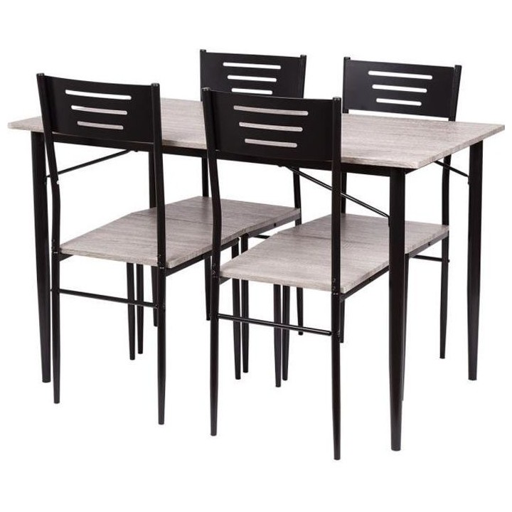 Ensemble de 1 table avec 4 chaises - SANDRO