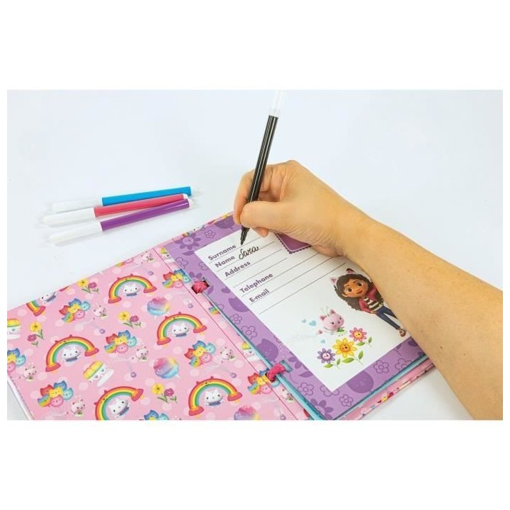 Clementoni - Gabby et la Maison Magique - Journal intime a personnalis