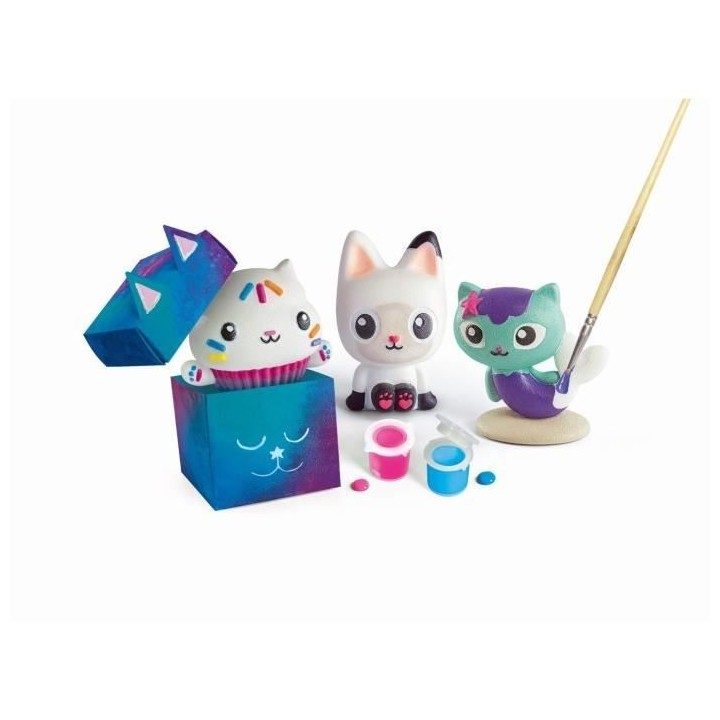 Clementoni - Créations en plâtre Gabby et la Maison Magique - Coffre