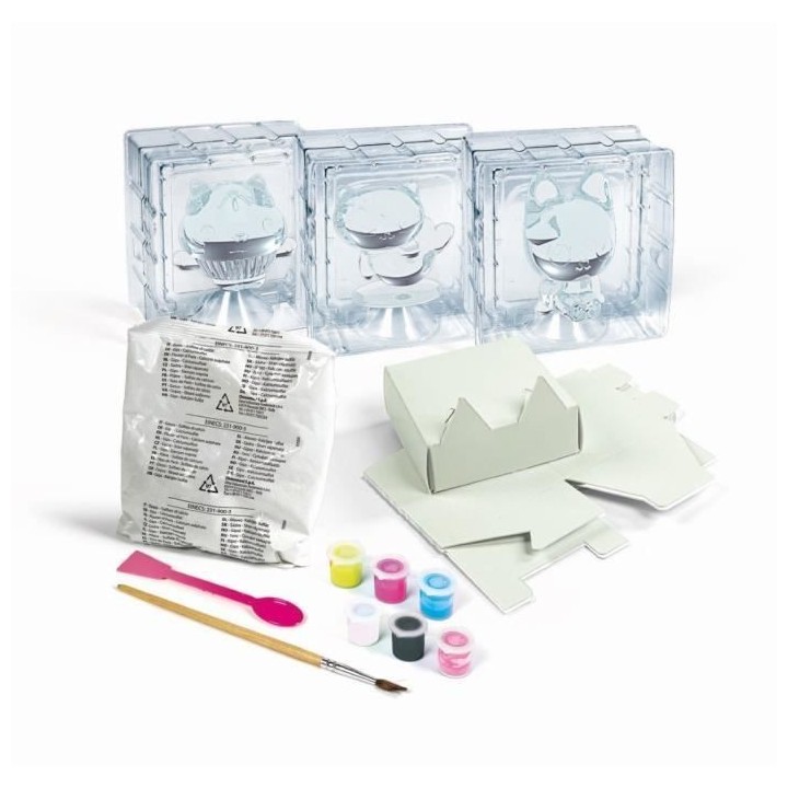 Clementoni - Créations en plâtre Gabby et la Maison Magique - Coffre