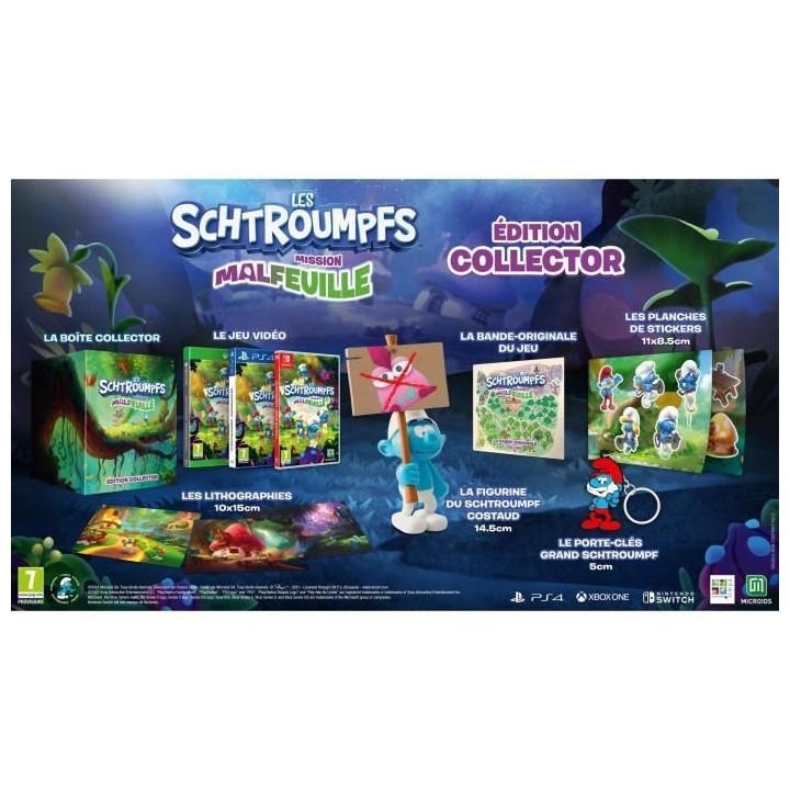 LES SCHTROUMPFS : Mission Malfeuille - Edition Collector Jeu Switch
