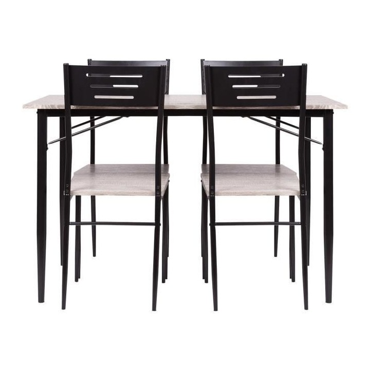 Ensemble de 1 table avec 4 chaises - SANDRO