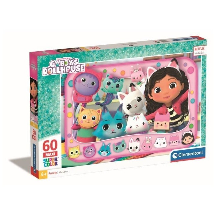 Clementoni - 60p Maxi Gabby's - 62 x 42 cm