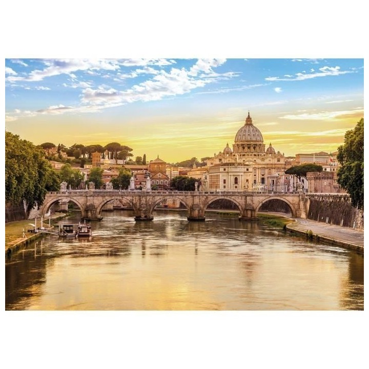 Clementoni - 1500p Rome - 59,2 x 84,3 cm - Avec poster