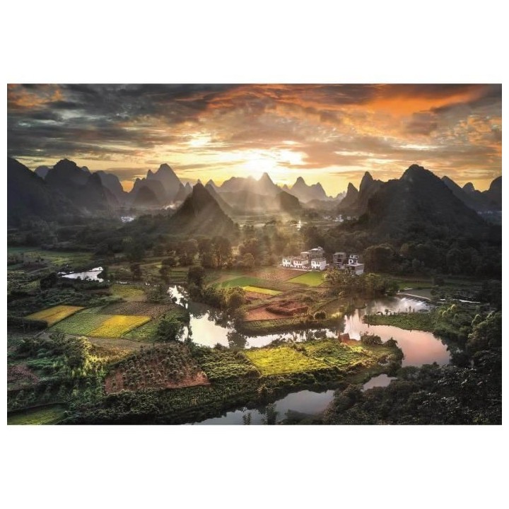 Puzzle - Clementoni - View of China - 2000 pieces - Multicolore - Arch