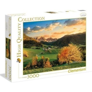 Clementoni - Puzzle Les Alpes - 3000 pieces - Paysage et nature - Mixt