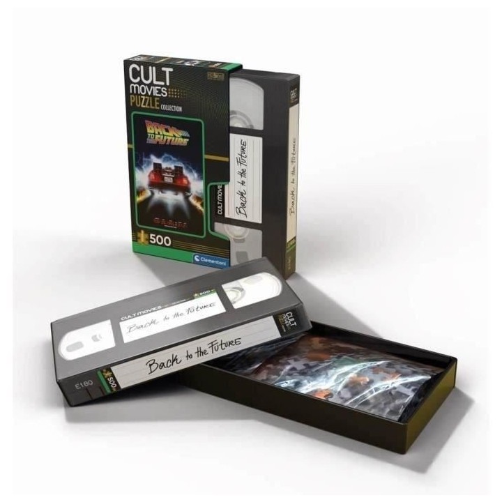 Puzzle Retour vers le futur - Clementoni - 500 pieces - Collection Cul