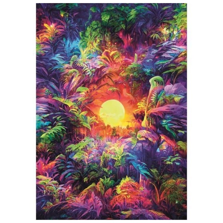 Clementoni - 500p Colorboom Psychedelic Jungle - 49 x 36 cm