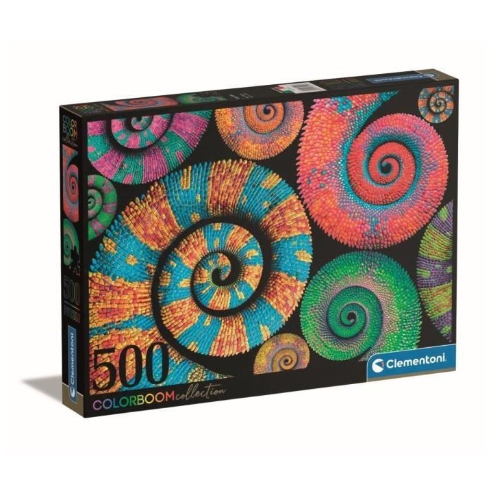 Clementoni - 500p Colorboom Curly - 49 x 36 cm