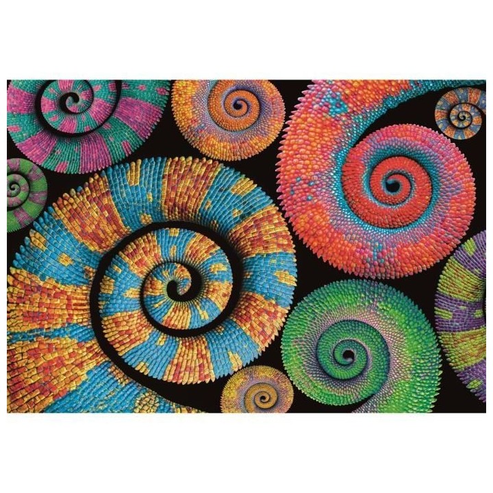 Clementoni - 500p Colorboom Curly - 49 x 36 cm