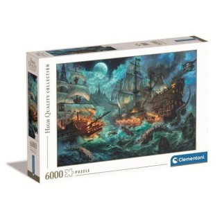 Puzzle - Clementoni - 6000 pieces - Vessels - Adulte - Fabriqué en It