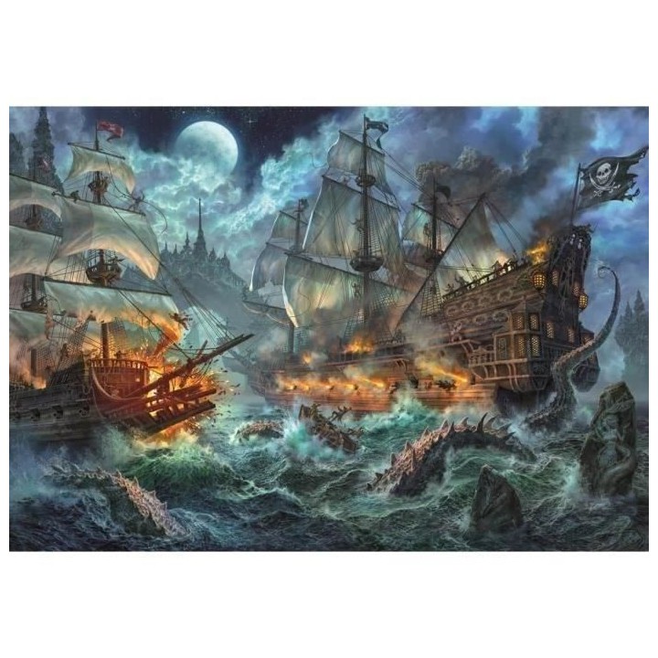Puzzle - Clementoni - 6000 pieces - Vessels - Adulte - Fabriqué en It