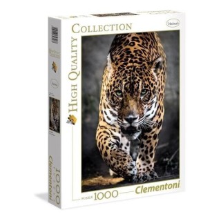 Clementoni - Puzzle 1000 pieces - La marche du Jaguar - Animaux - Adul