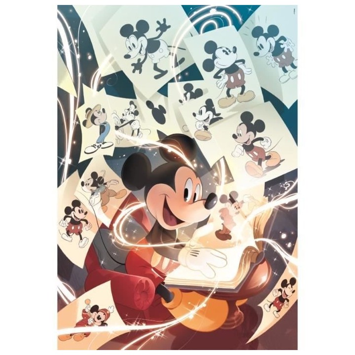 Clementoni - 1000p Mickey Celebration - 70 x 50 cm - Avec poster