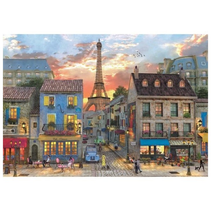 Clementoni - 1000p Rues de Paris - 70 x 50 cm