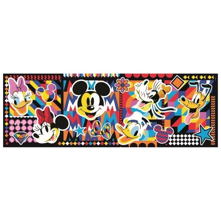 Clementoni - 1000p Pannorama Disney Classic - 98 x 33 cm