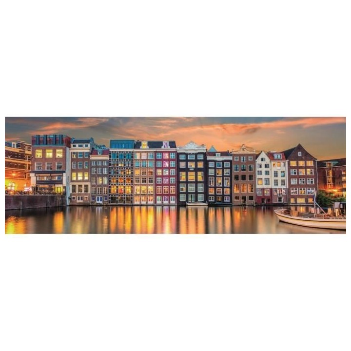 Clementoni - 1000p Pannorama Amsterdam - 98 x 33 cm