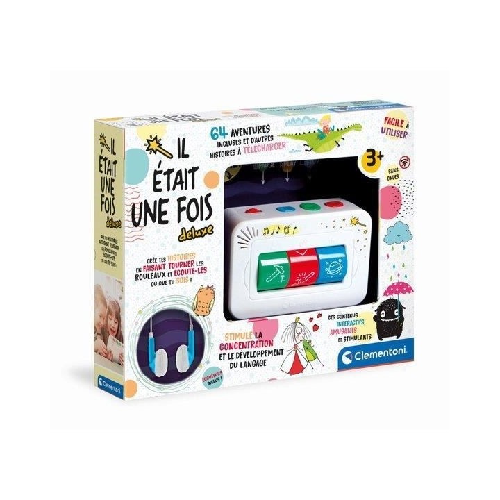 Clementoni - Conteur d'histoires + écouteurs - 64 histoires
