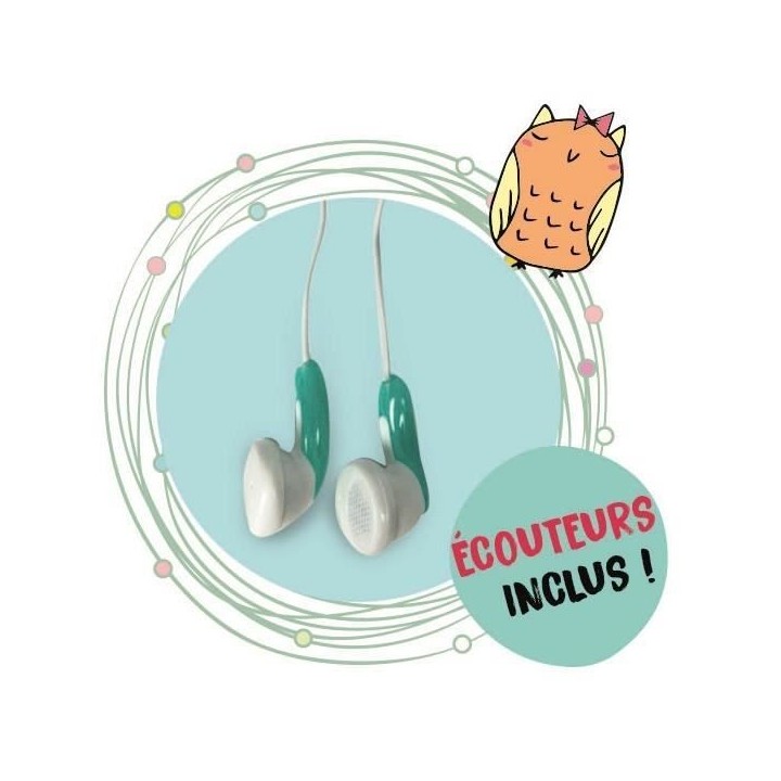 Clementoni - Conteur d'histoires + écouteurs - 64 histoires