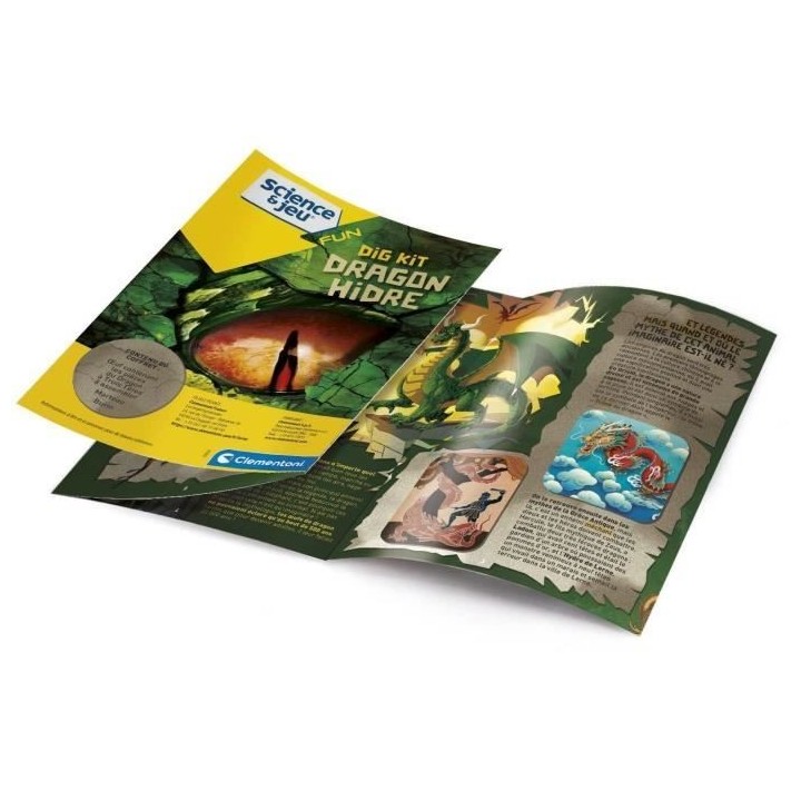 Clementoni - Sciences et jeu - oeuf légendaire - Dragon Marin